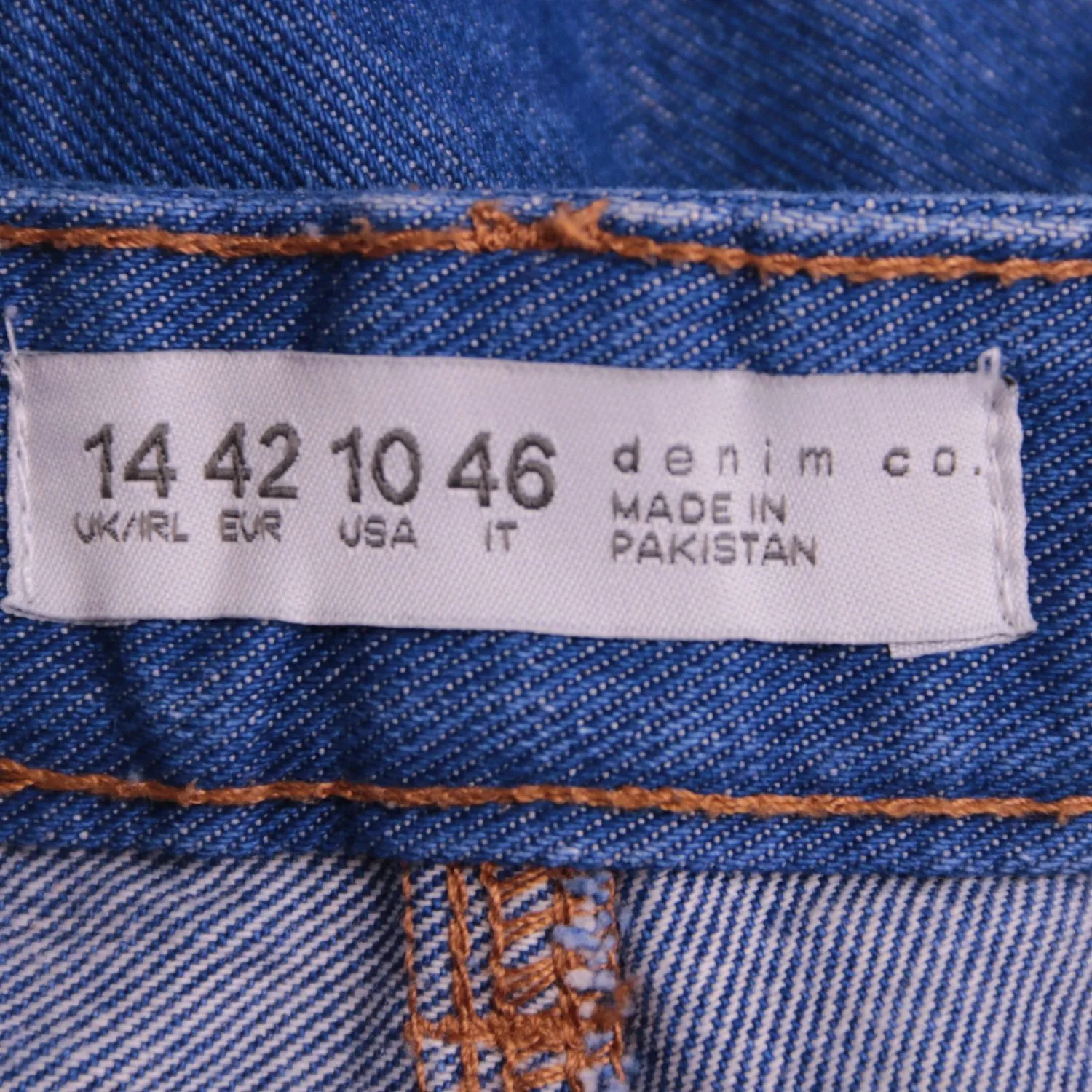 Синие джинсовые шорты Denim Co. с потёртостями, размер 48 (L)
